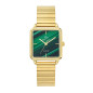Girl Only - Montre Femme Cadran vert, bracelet acier doré - Ref 695538