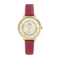 Girl Only - Montre Femme Cadran jaune, bracelet cuir - Ref 699545