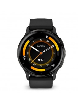 Garmin - Montre connectée mixte - VENU 3 GPS WI-FI - Bracelet silicone noir - Ref 010-02784-01