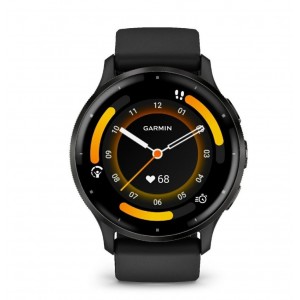 Garmin - Montre connectée mixte - VENU 3 GPS WI-FI - Bracelet silicone noir - Ref 010-02784-01