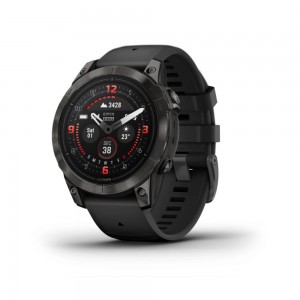 Garmin - Montre Homme connectée - EPIX PRO SAPHIR - Silicone noir - Ref 010-02803-11