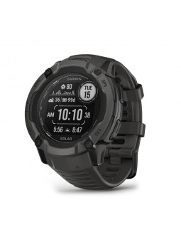 Garmin - Montre Homme connectée - Instinct 2 x solar, graphite - Ref 010-02805-00