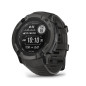 Garmin - Montre Homme connectée - Instinct 2 x solar, graphite - Ref 010-02805-00