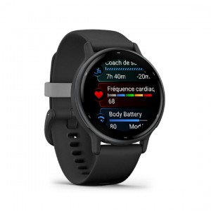 Garmin - Montre connectée mixte - VIVOACTIVE 5 GPS WIFI - noir - Ref 010-02862-10