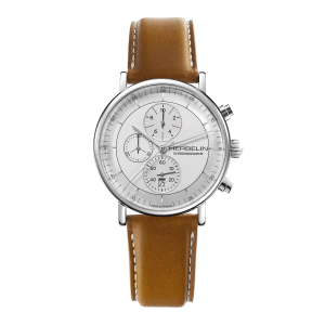 Herbelin - Montre Homme Chronographe - Bracelet cuir marron - Ref 35647AP12GD