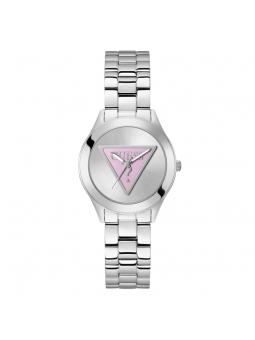 Guess - Montre Femme Tri-Plaque - Acier argenté - Ref GW0675L1