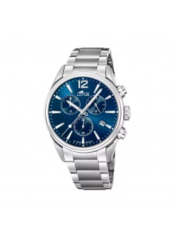 Lotus - Montre Homme Cadran bleu - Bracelet acier - Ref 18690/1