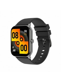 Smarty - Montre Mixte Connectée Smarty Team - Bracelet silicone noir - Ref SW034A