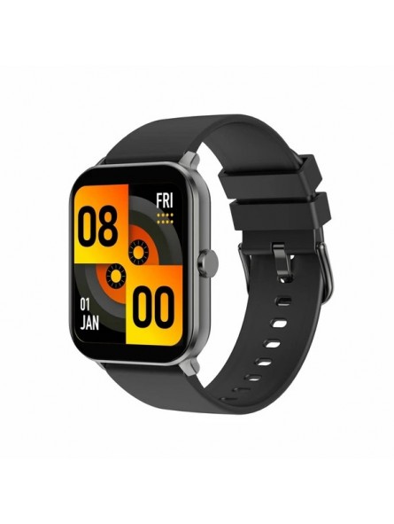 Smarty - Montre Mixte Connectée Smarty Team - Bracelet silicone noir - Ref SW034A