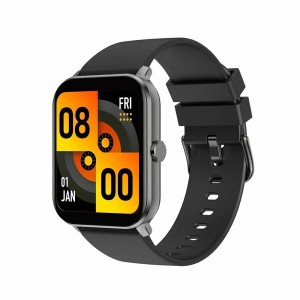 Smarty - Montre Mixte Connectée Smarty Team - Bracelet silicone noir - Ref SW034A