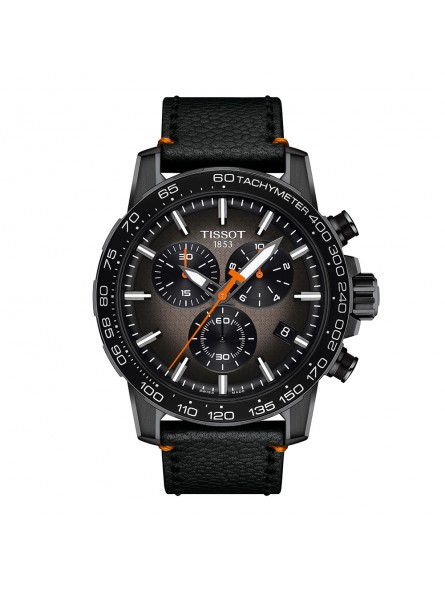 Tissot - Montre Homme Super Sport - Cadran noir - Bracelet acier PVD noir - Ref T1256173608100