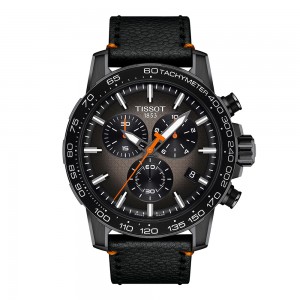 Tissot - Montre Homme Super Sport - Cadran noir - Bracelet acier PVD noir - Ref T1256173608100