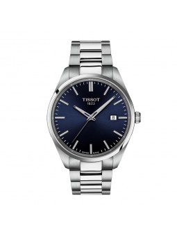 Tissot - Montre Homme PR100 - Cadran bleu foncé - Bracelet acier - Ref T1504101104100
