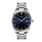 Tissot - Montre Homme PR100 - Cadran bleu foncé - Bracelet acier - Ref T1504101104100