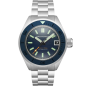 Spinnaker - Montre New Piccard - cadran bleu - bracelet acier - Ref SP-5098-22