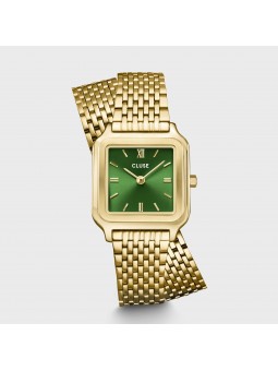CLUSE GRACIEUSE PETITE VERT ACIER DORÉ CW11811