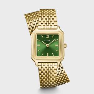 CLUSE GRACIEUSE PETITE VERT ACIER DORÉ CW11811