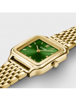 Montre Femme CLUSE Gracieuse Petite Vert Acier Doré - CW11811