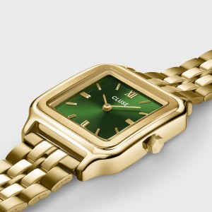Montre Femme CLUSE Gracieuse Vert Acier Doré - CW11905