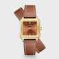 Montre Femme CLUSE Gracieuse Petite Acier Doré Marron Cuir - CW11810 Montre Femme CLUSE Gracieuse Petite Acier Doré Marron Cuir - CW11810