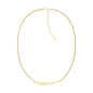Calvin Klein - Collier Elongated Drops acier jaune - Ref 35000339