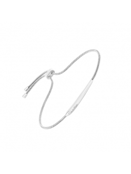 Calvin Klein - Bracelet Elongated Drops acier gris - Ref 35000341