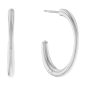 Calvin Klein - Boucles oreilles Playful Organic Shapes acier gris - Ref 35000346