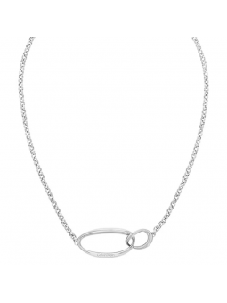 Calvin Klein - Collier Playful Organic Shapes acier gris - Ref 35000353