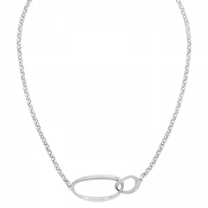 Calvin Klein - Collier Playful Organic Shapes acier gris - Ref 35000353