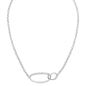 Calvin Klein - Collier Playful Organic Shapes acier gris - Ref 35000353