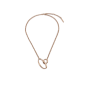 Calvin Klein - Collier Sculptural Playful Organic Shapes acier rose - Ref 35000355