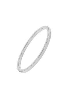 Calvin Klein - Bracelet Jonc Soft Squares acier gris - Ref 35000454