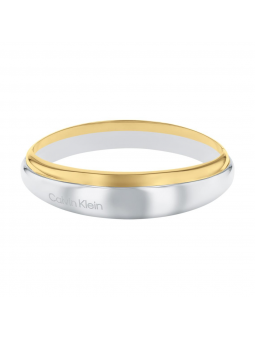 Calvin Klein - Bracelet Timeless Refine acier bicolore - Ref 35000611
