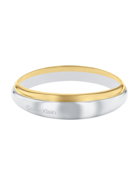 Calvin Klein - Bracelet Timeless Refine acier bicolore - Ref 35000611