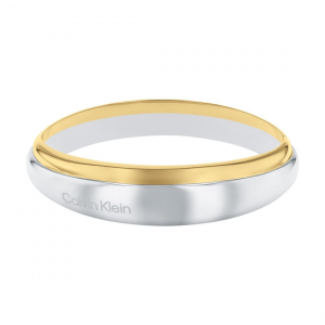 Calvin Klein - Bracelet Timeless Refine acier bicolore - Ref 35000611