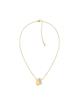 Calvin Klein - Collier Refine acier doré - Ref 35000617