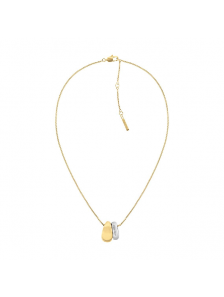 Calvin Klein - Collier Refine acier doré - Ref 35000617