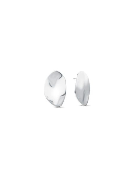 Calvin Klein - Boucles d'Oreilles CK Reflect acier gris - Ref 35000620