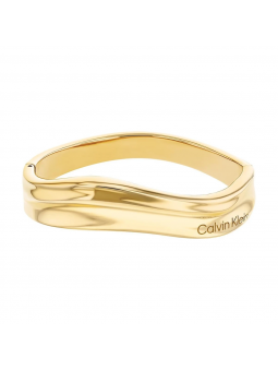 Calvin Klein - Bracelet Jonc Elemental acier doré - Ref 35000642