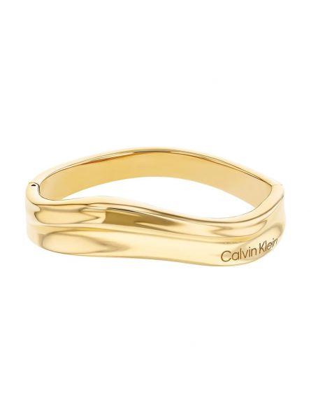 Calvin Klein - Bracelet Jonc Elemental acier doré - Ref 35000642