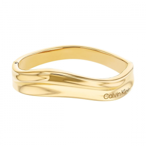 Calvin Klein - Bracelet Jonc Elemental acier doré - Ref 35000642