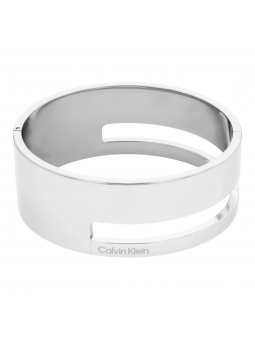 Calvin Klein - Bracelet Geometric Essentials acier gris  - Ref 35000674