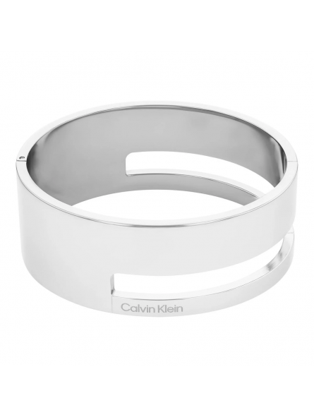 Calvin Klein - Bracelet Geometric Essentials acier gris  - Ref 35000674