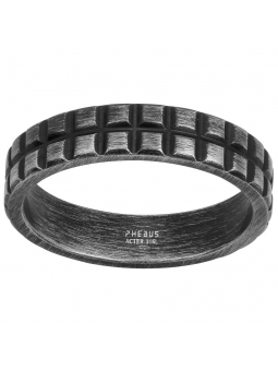 Phebus - Bague Rohan en acier vieilli - Ref 15-0392-58