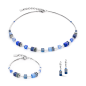 Coeur de Lion - Parure complète geocube bleu - Ref 2800/50-0700