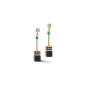 Coeur de Lion - Boucles d'oreilles Geocube Iconic noir multicolore - Ref 3035/21-1315