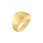 Calvin Klein - Bague Sculptural acier or jaune - Ref 35000441B