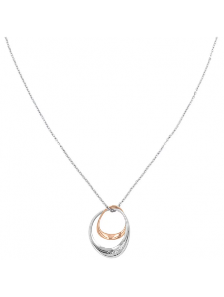 Calvin Klein - Bague Sculptural acier doré - Ref 35000448B
