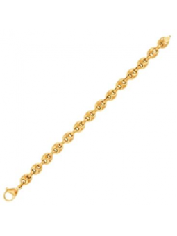 Phebus - Bracelet grain de café doré - Ref 35-0952