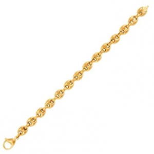 Phebus - Bracelet grain de café doré - Ref 35-0952